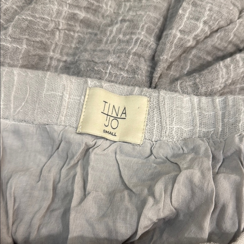 Anthropologie Tina Jo Light Gray Textured Skirt - Read Description